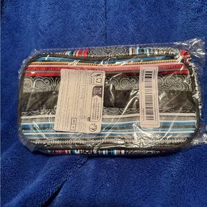 Multicolor Patterned Cosmetic Bag